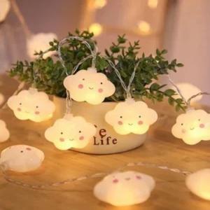 스마일구름 LED전구 크리스마스가랜드 인테리어조명 감성무드등 장식전구