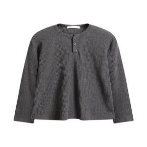 [해리슨][해리슨] 불규칙 골지 헨리넥 긴팔티 MJBF1674