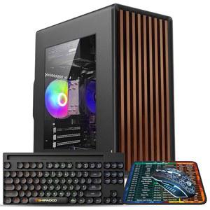 데스크톱 컴퓨터 타워 PC, 인텔 코어 i7-4770-3.4GHz, 16GB DDR3 RAM, 512GB M.2 SSD 하드 드라이브, RGB 팬 x 3, Wi-Fi 6.0, USB 3.0, HDMI, Windows 11 홈 또는 오피스