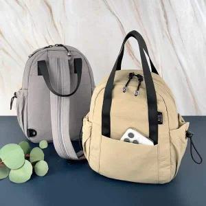 작은 미니 나일론 여자 핸드폰백팩 폰가방 여행용크로스백