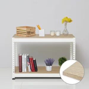 뉴파워랙 철제선반 무볼트 조립식앵글 베란다 경량랙 베란다선반 2단 양면올코팅