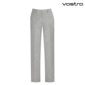 [보스트로]베이지 조직물 스트레치 노턱 팬츠-M1PN2763