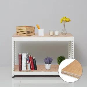 뉴파워랙 철제선반 무볼트 조립식앵글 베란다 경량랙 베란다선반 2단 일반합판