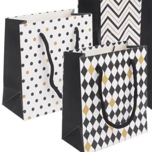 하루몰 사각 손잡이 선물백 이쁜쇼핑백 손잡이종이가방 튼튼한종이가방