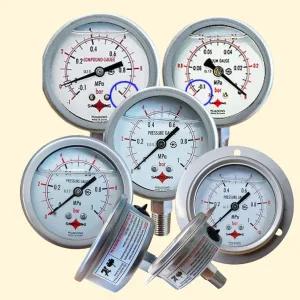 [Utong24]good 오일충만식압력계 A형 100파이 PT3/8 압력측정용 가스 수도배관