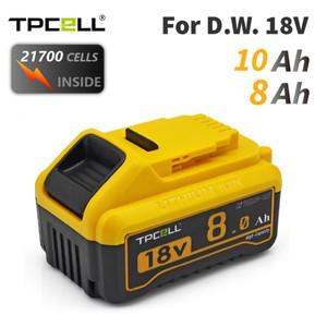 TPCELL 8Ah DeWalt 20V 배터리 호환용 21700 교체 도구 호환