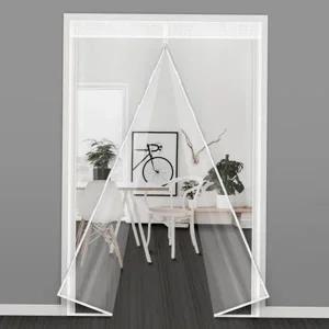 방문 방풍 비닐 특대형 외풍 투명 현관 방풍 비닐 겨울 문풍지