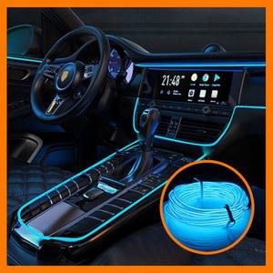 차량용 앰비언트 라이트 EL와이어 줄타입 실내등 무드등