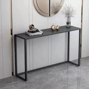 폭좁은테이블 틈새 긴 대리석 테이블 무늬 소파 슬림 거실