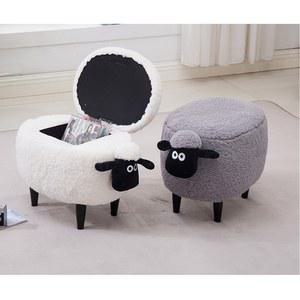 스툴 화장대 북유럽 의자 수납 애니멀 커버분리 DS 0N