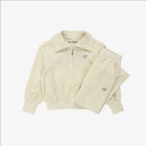 뉴발란스키즈(NB Kids) NBgC여아 벨로아 카라셋업 NK9YF4802G(39)Ivory