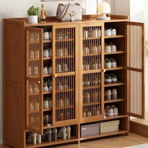 이자카야 선술집 일식집 인테리어 현관 신발장 수납장