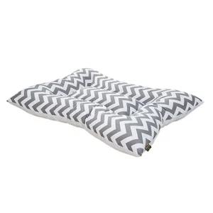 킹스독 지그재그 사각 방석 L 그레이쿠션 강아지 하우스 펫방 반려견 애견