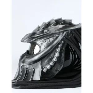 프레데터 오토바이 헬멧 카본 하프 배달음식 섬유