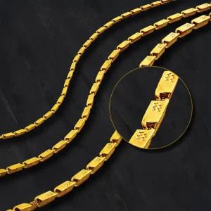 153골드 [최신]24K 순금목걸이 SGL 1123 등 대나무 팔각체인 별자리 목걸이 11.25g(3돈 세돈)- 기타중량은 검색. 47cm 부터는 중량추가