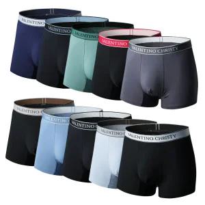 VC 남성 드로즈 10매세트 스판 사각팬티 박서 브리프 속옷세트 