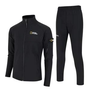 내셔널지오그래픽 벤츄리 기모 집업 트레이닝복 세트