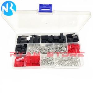 640개 커넥터 2.54mm 3핀 듀폰 케이블 점퍼 와이어 핀 헤더 하우징 키트 암 크림프 핀+암 터미널 SYP 2핀 J