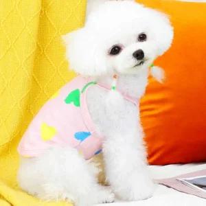 [유토피아]강아지 여름 시원한 데일리 나시 실내복 스타일 강아지옷 애견의류 강아지옷쇼핑몰 귀여운강아지