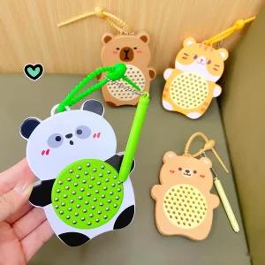 [신나는 자석놀이] 캐릭터키링 동물 그림판 특이한 미니 장난감