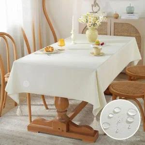 [골드스마일]이그노바 방수 린넨 식탁보 식탁커버4인6인 테이블보 원형