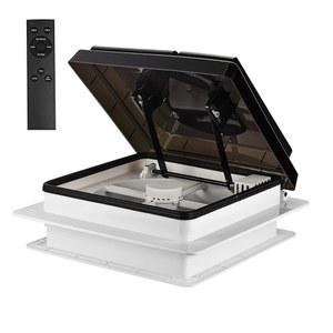 모터홈용 원격, 리버서블 RV 배기 팬이 장착된 에코시닉 14인치 전기 통풍구, 욕실용 레인 센서가 4단 트레일러 루프 밴 환기를 위한 캠핑카 통풍구 교체