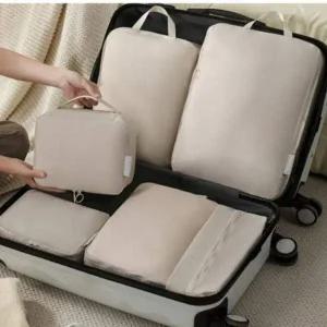 여행용 베이직 방수 압축 파우치세트 올데이 세면도구