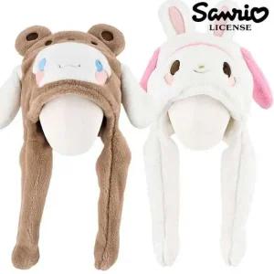 산리오 프렌드 움직이는 겨울 모자 아동/방한/털//귀달이/여아/선물