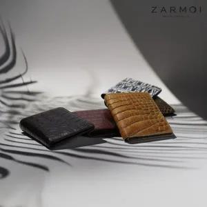 잘모이 남자 악어지갑 리얼 크로커다일 악어가죽 남성중지갑 ZA 004