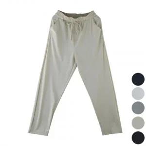 신축성 착용감 좋은 여름 냉감 세미 스판 슬렉스 바지