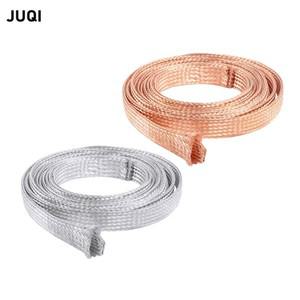 1미터 45812151820mm 너비 주석 도금 구리 편조 와이어  유연성 케이블 베어 접지선 연결