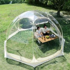 북극 텐트 쉘터 겨울 대형 방풍 하늘 버블 야외 하우스 캠핑 따뜻한 투명 방수 돔 PVC