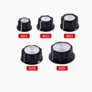 MFA03 전기용품 10/25p 베이클라이트 손잡이 모자 6mm 전위차계 내부 코어 /구리 WH118/WX050