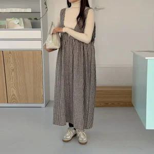 [보리보리/마미누리]하운드 양브이원피스 임산부원피스 빅사이즈 임부복