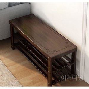 샤크팡 원목 벤치수납장 벤치형 현관 의자 슬림 선반 현관벤치 벤치