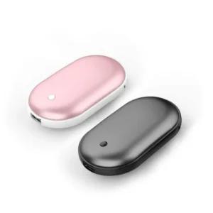 컴우드 보니타 양면 손난로 겸용 보조배터리 CW-W3600 블랙 3600mAh 3단 온도조절전기핫팻 USB 충전식 미니