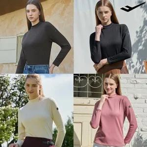 25FW 프로스펙스 기모 모크넥 티셔츠 여성 4종