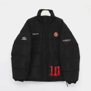 슈프림 25FW 패치로고 엄브로 콜라보 다운 퍼퍼 남성 자켓 FW25J88 BLACK