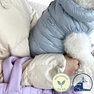 애완동물 면 재킷 강아지 옷 가을 겨울 시뮬레이션 다운 테디 코트 포메라니안 비숑 소형견