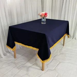 행사용 테이블보 고급 파티 다용도 벨벳 테이블보 인테리어 덮개 원단