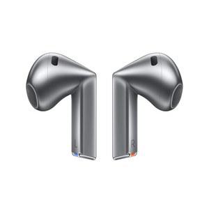 삼성 갤럭시 버즈 3 AI 트루 와이어리스 블루투스 이어버드, 오픈 타입 핏, 액티브 노이즈 캔슬링, 360 오디오, 터치 컨트롤, 실버 [미국 버전, 아마존 , 2년 보증]