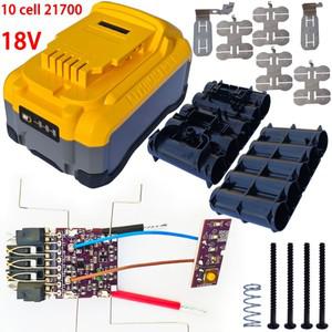 디월트 호환 18V 20V 5셀 10셀 21700 리튬 키트용 DCB2108