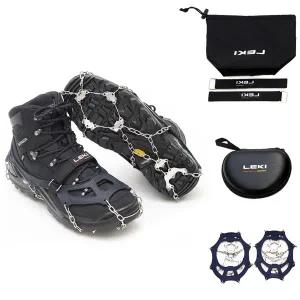 [레키] 체인 아이젠 20피크 + 케이스 - 스테인리스 등산용 미끄럼방지 겨울 눈길 산행