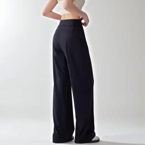 마린웨이브 폰주머니 일체형 와이드 핏 레깅스 요가 팬츠 바지