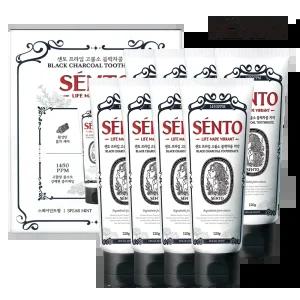 프.라임 블랙차콜 고.불소치약 스피아.민트향 120g 8개