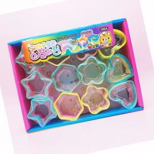 스프링 장난감 1000 레인보우 모양 칼라링 12개입 1박스