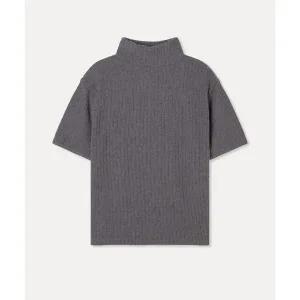 [11월 29일 배송] 미쏘 니트라이크 목폴라 반팔 티셔츠_MIWHWFV01A 594180