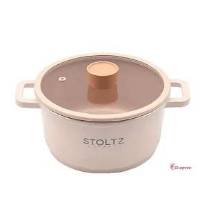 슈톨츠냄비 가정 세라믹 스텐 양수 16cm 찌게 인덕션 편수 하이라이트 주방 라면hij365