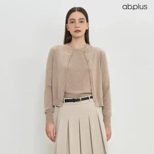 [ab.plus] 라운드 반팔 니트 가디건 세트 (LSZ4MY38A)