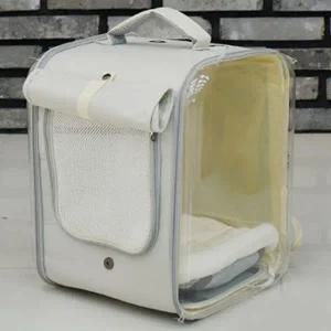 [골드스마일]다크베이지 끌레 강아지이동가방 이동가방 백팩